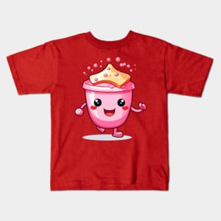 kawaii Ice cream  T-Shirt cute ,potatofood Kids T-Shirt